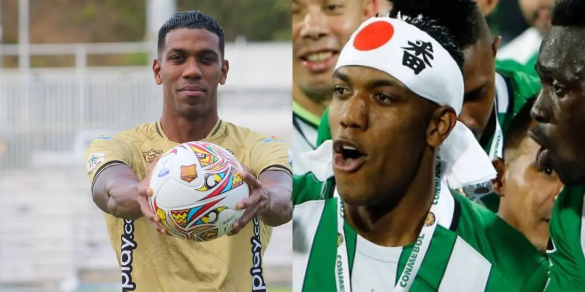 Orlando Berrío regresó a Colombia en el año 2022 pero no pudo volver a jugar en Atlético Nacional.