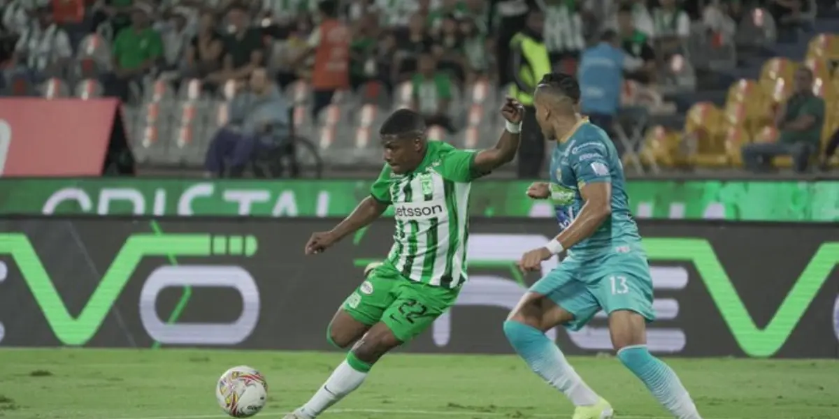Óscar Perea jugador de Atlético Nacional y uno de los destacados ante Jaguares