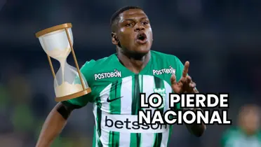 Óscar Perea, una de las grandes figuras en la victoria de Atlético Nacional sobre Jaguares de Córdoba