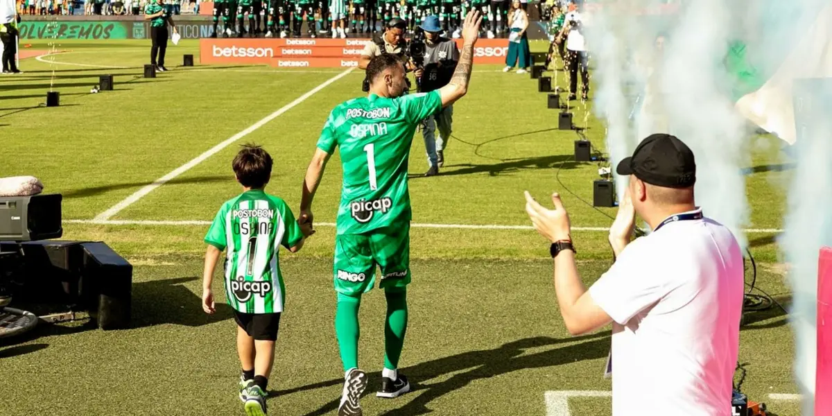 ¡Ospina está de vuelta! Los hinchas de Nacional se ilusionan con su regreso. Foto: Instagram