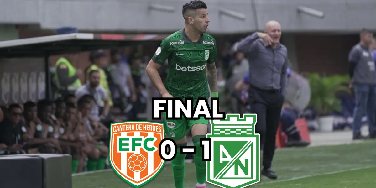 Pablo Cepellini, autor del único gol de Nacional ante Envigado