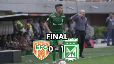 Pablo Cepellini, autor del único gol de Nacional ante Envigado