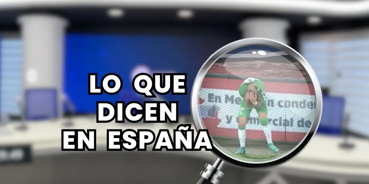 Pablo Ceppelini, jugador de Atlético Nacional que fue agredido en el clásico paisa Foto: Cope y captura de Win Sports