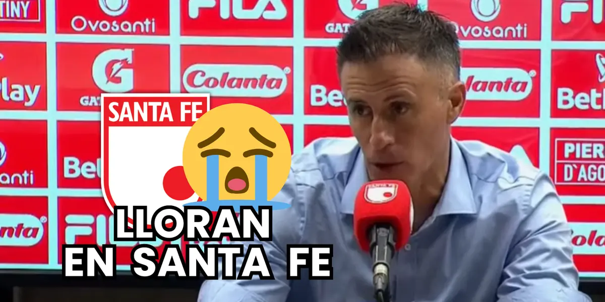 Pablo Peirano, entrenador de Independiente Santa Fe