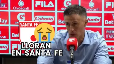 Pablo Peirano, entrenador de Independiente Santa Fe