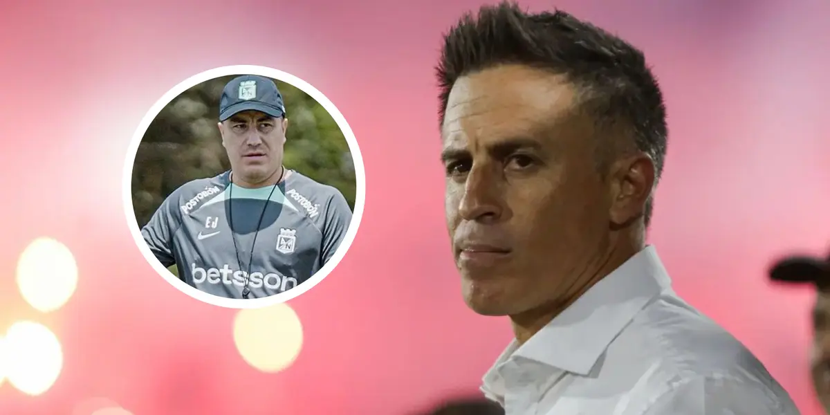 Pablo Peirano y Efraín Juárez Foto. Antena 2 y Nacionaloficial