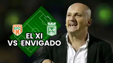 Pablo Repetto, DT de Atlético Nacional en la quinta salida de hoy al banquillo