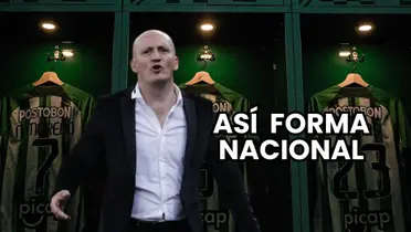 Pablo Repetto, el entrenador de Atlético Nacional Foto: Atlético Nacional e Infobae