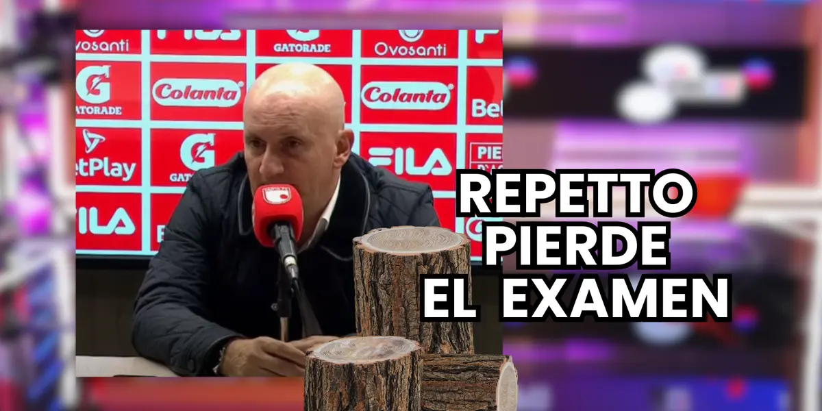 Pablo Repetto, entrenador de Atlético Nacional en conferencia de prensa