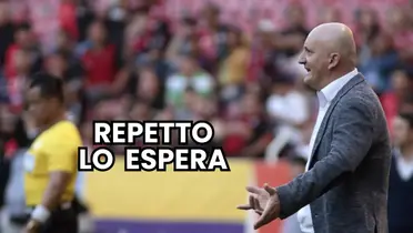 Pablo Repetto, entrenador de Atlético Nacional en la Liga Betplay 