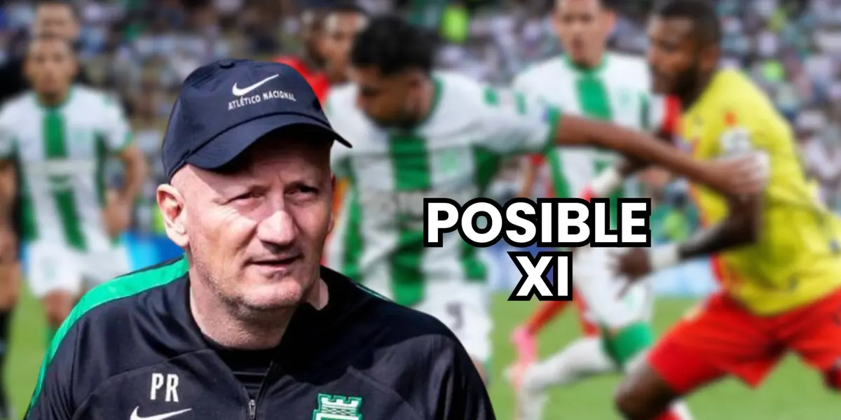 Pablo Repetto, entrenador de Atlético Nacional en la previa ante Deportivo Pereira