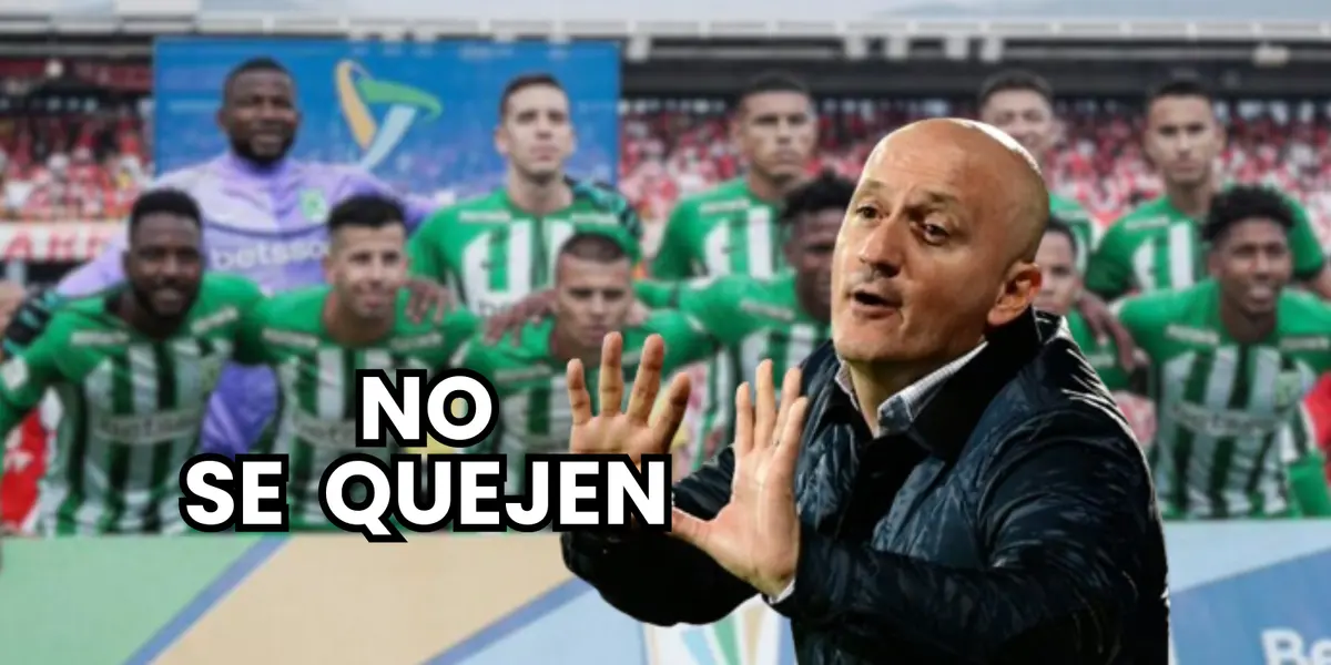 Pablo Repetto, entrenador de Atlético Nacional Foto: AFP y Nacionaloficial