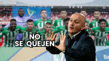 Pablo Repetto, entrenador de Atlético Nacional Foto: AFP y Nacionaloficial