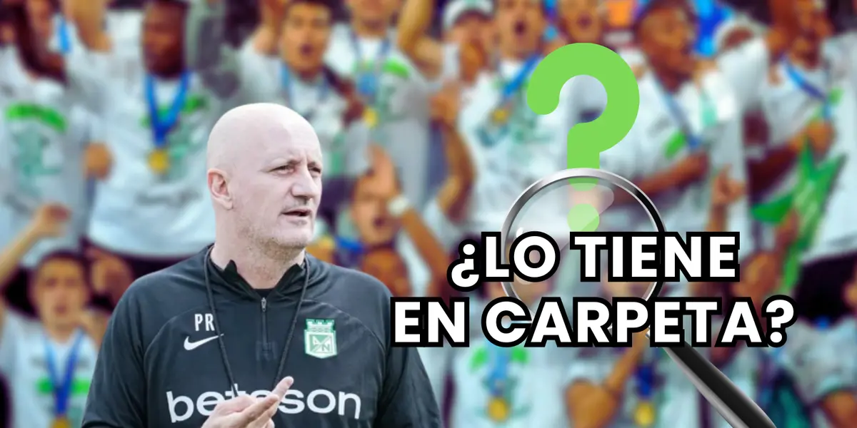 Pablo Repetto, entrenador de Atlético Nacional Foto: AFP y Nacionaloficial