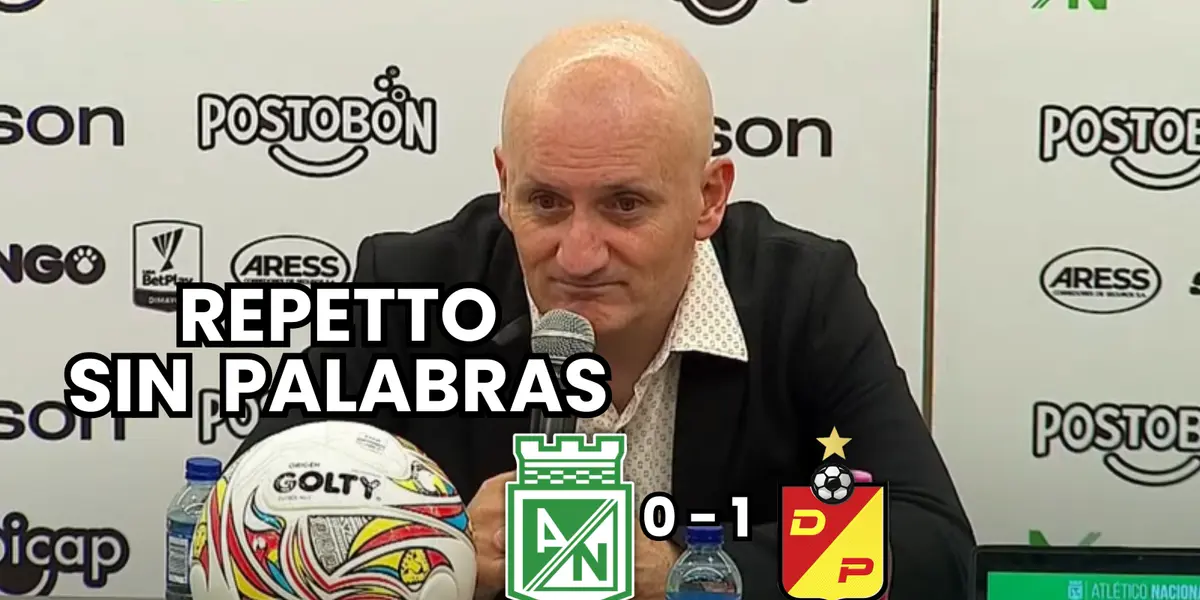 Pablo Repetto, entrenador de Atlético Nacional Foto: Escudoteca PN y Captura de YouTube Dimayor