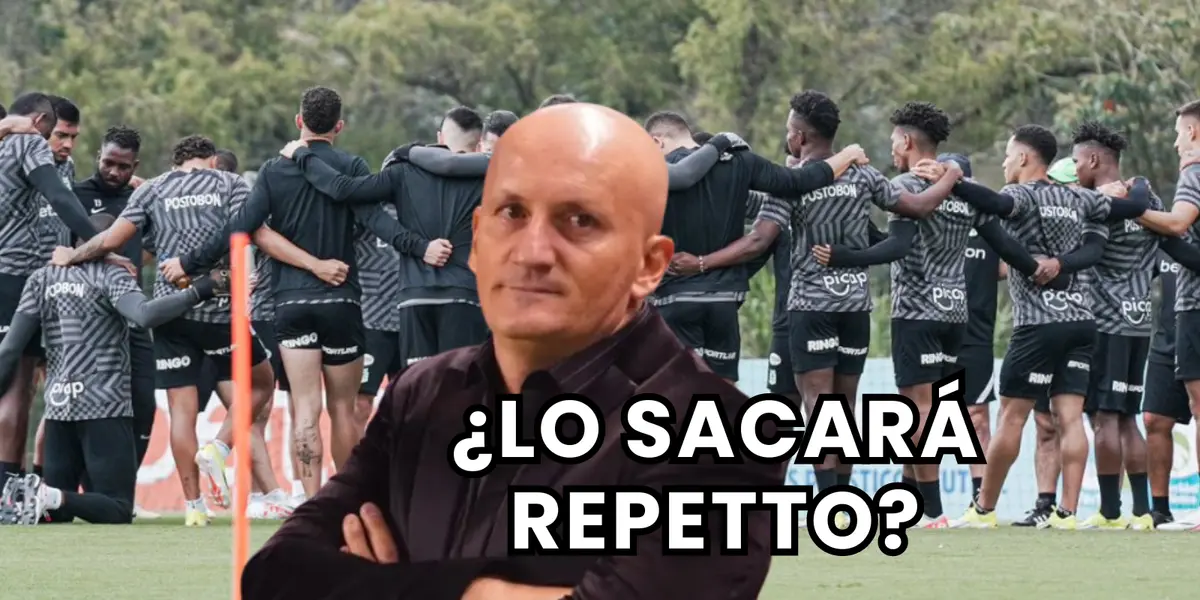 Pablo Repetto, entrenador de Atlético Nacional Foto: Infobae y Nacionaloficial