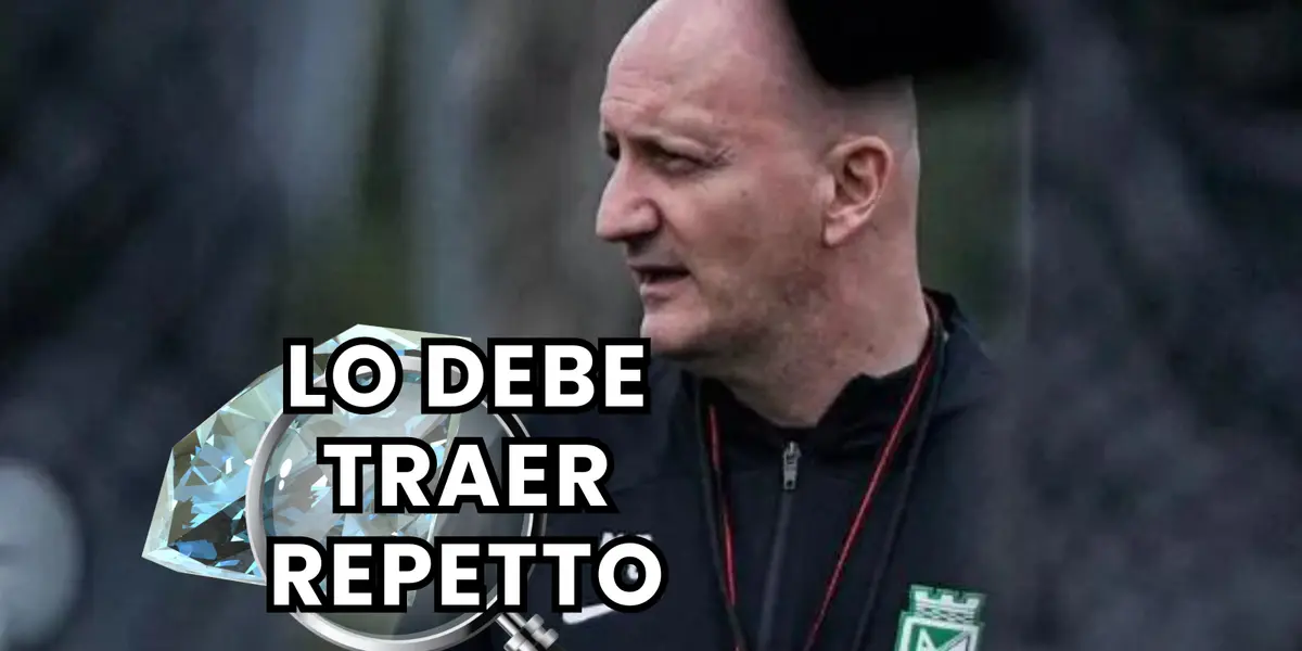 Pablo Repetto, entrenador de Atlético Nacional Foto: Nacionaloficial