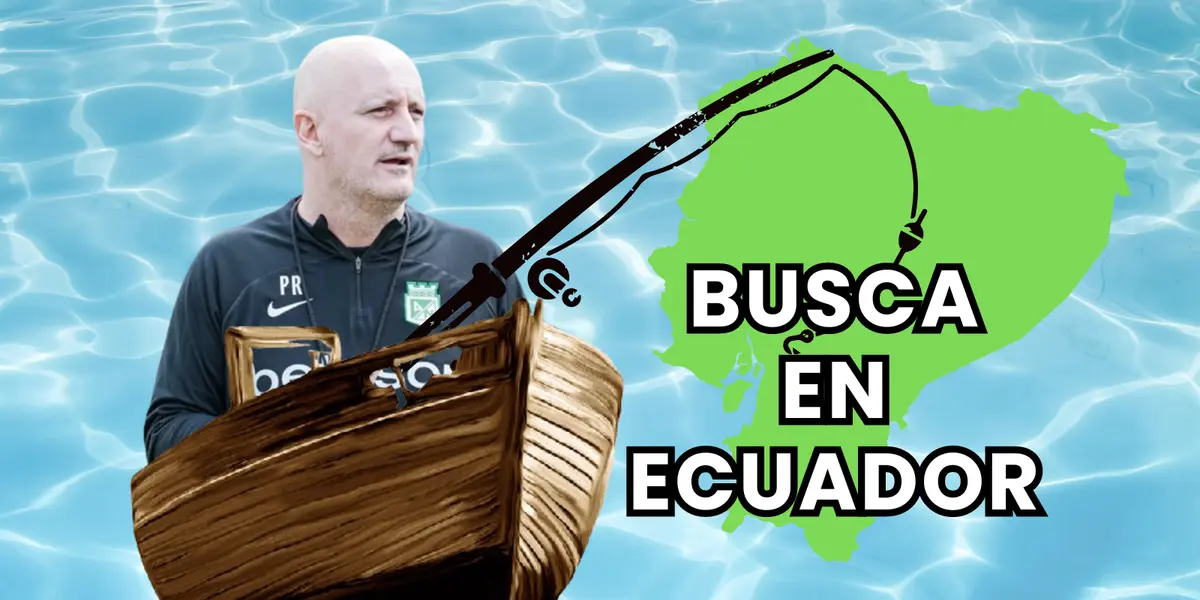 Pablo Repetto, entrenador de Atlético Nacional Foto: Pexels, Canva y Nacionaloficial