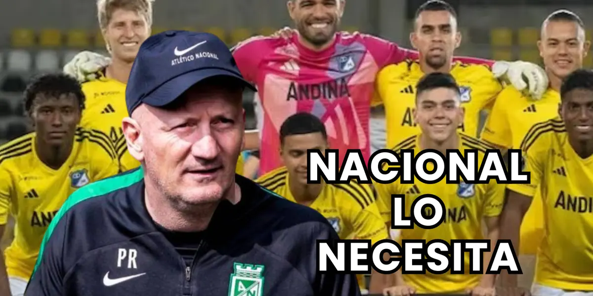 Pablo Repetto, entrenador de Atlético Nacional y los jugadores de Millonarios en la Copa Libertadores Foto: AFP y Futbolred