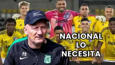 Pablo Repetto, entrenador de Atlético Nacional y los jugadores de Millonarios en la Copa Libertadores Foto: AFP y Futbolred