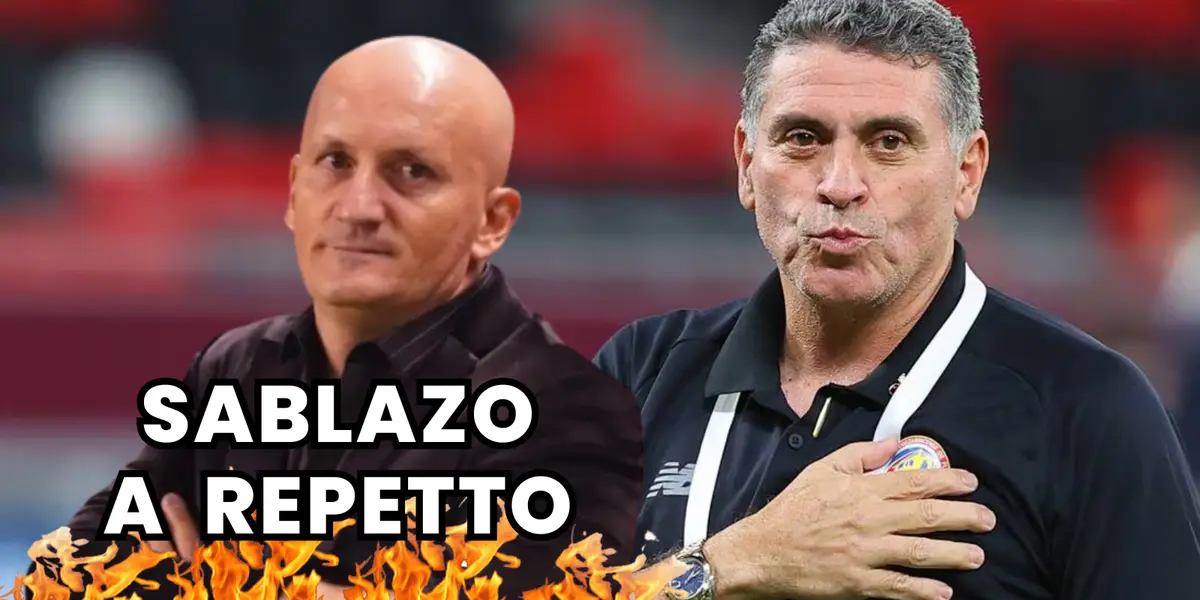 Pablo Repetto y Luis Fernando Suárez Foto: Infobae y Concacaf