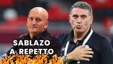 Pablo Repetto y Luis Fernando Suárez Foto: Infobae y Concacaf