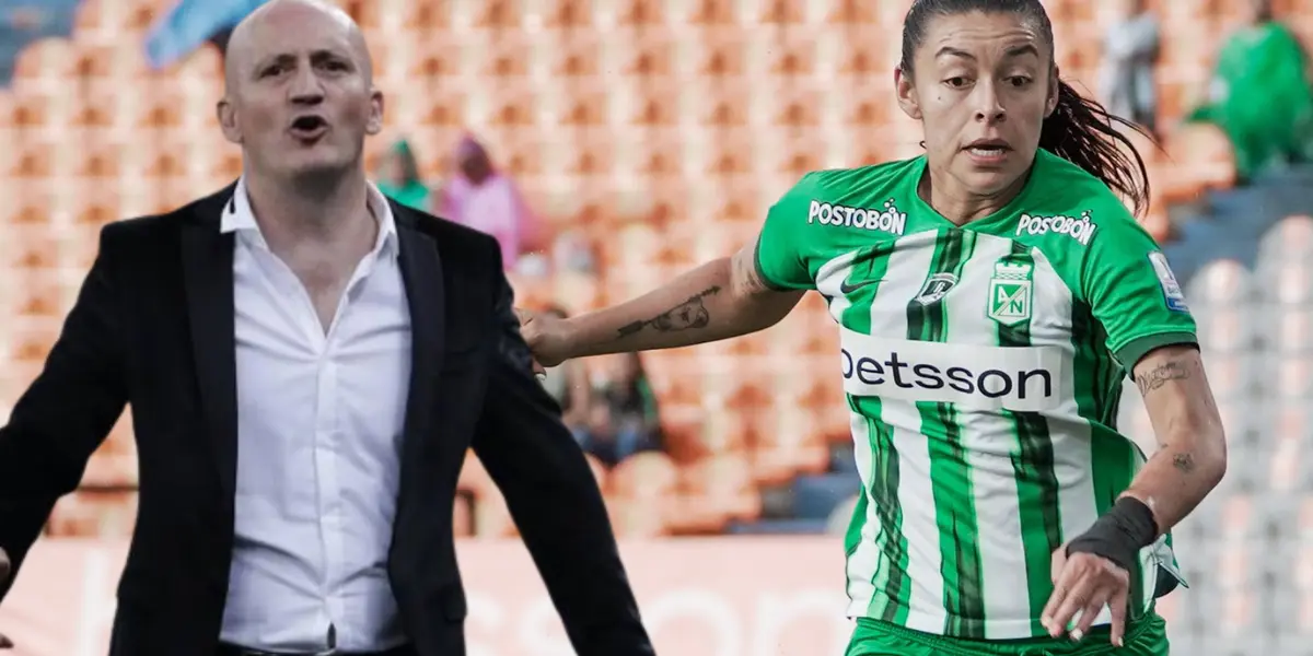 Pablo Repetto y Yoreli Rincón en Atlético Nacional Foto: Nacionalfi e Infobae