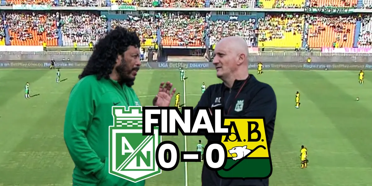 Para el bostezo, Repetto inició con un 0 a 0 entre Nacional y Bucaramanga