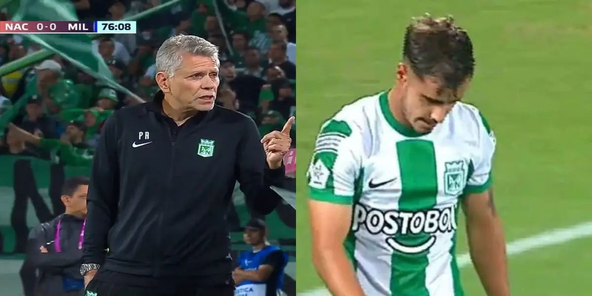Paulo Autuori está enfrascado con Tomás Ángel en Atlético Nacional y está quemando a una joya en el cuadro Verdolaga.