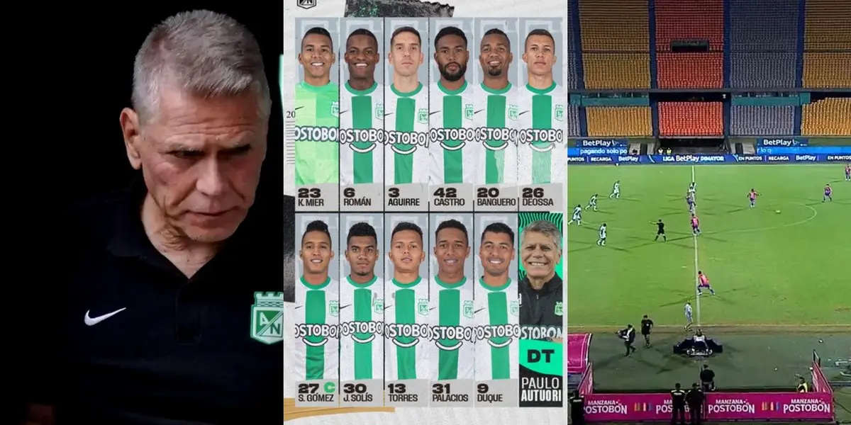 Paulo Autuori no quería ni ver a un jugador de Atlético Nacional en el juego contra el Unión Magdalena.