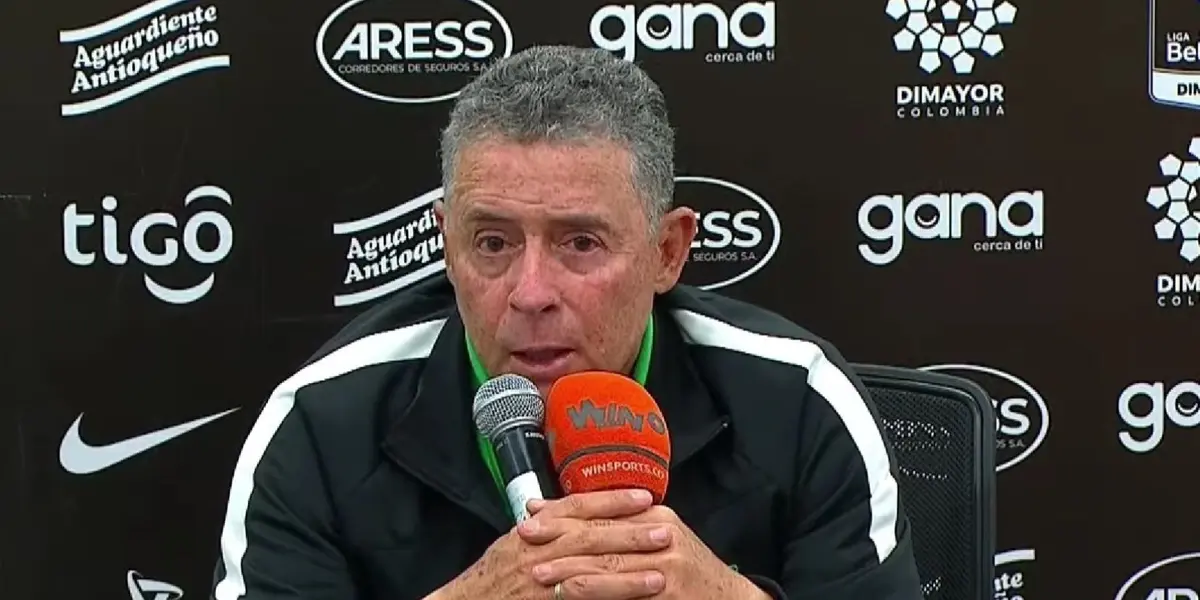 Pedro Sarmiento termino su ciclo como director técnico de Atlético Nacional y así salió.