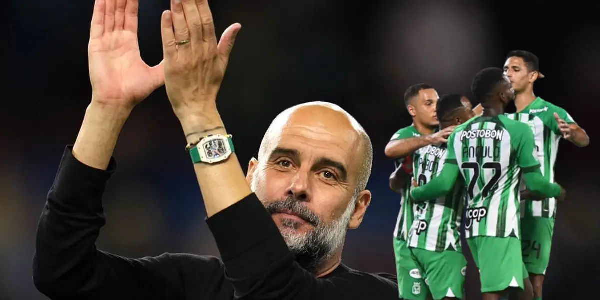 Pep Guardiola, entrenador del Manchester City y Atlético Nacional