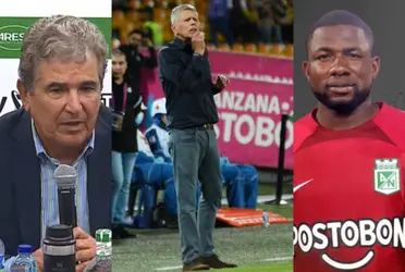 Pinto quiso armar una polémica tras el partido contra Atlético Nacional y Paulo Autori dejó claro lo que le representó Harlen Castillo.