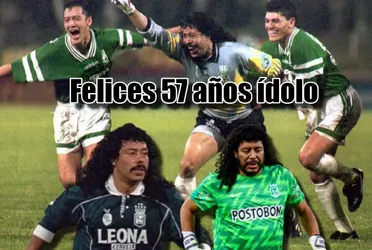 René higuita es uno de los máximos ídolos de Atlético Nacional y aun aporta con su trabajo al club