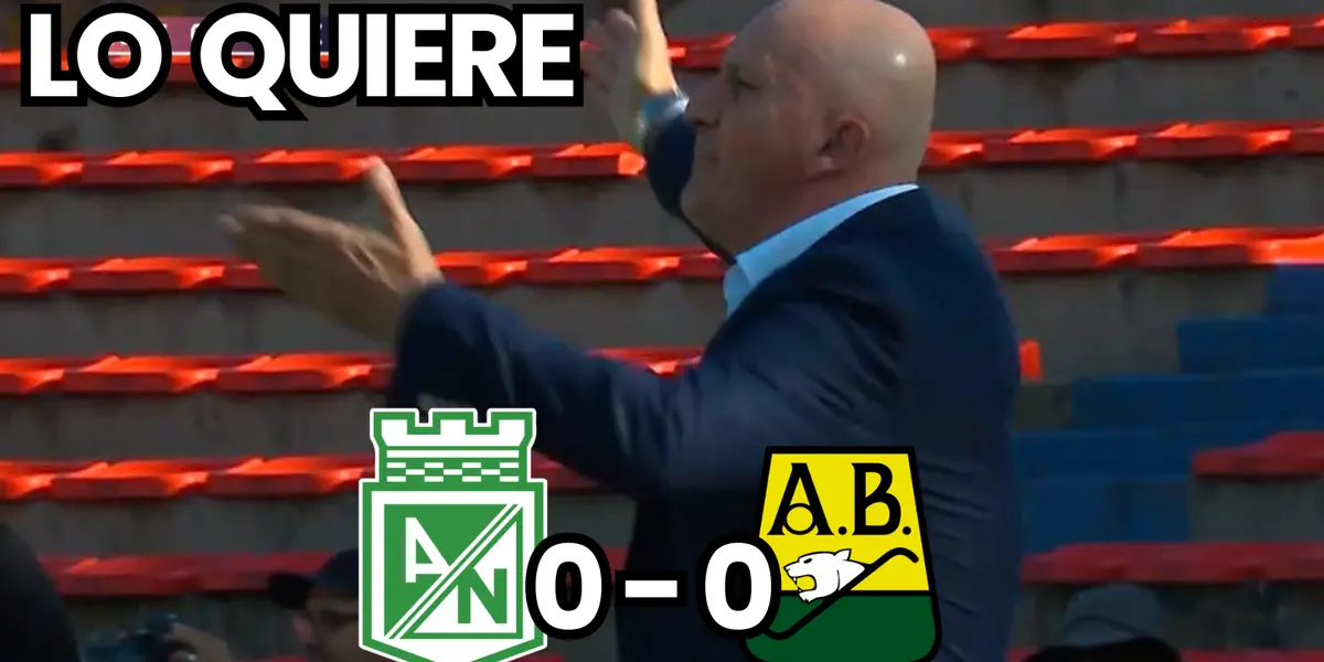 Repetto lo confirmó, el jugador que sacara de la banca en Atlético Nacional