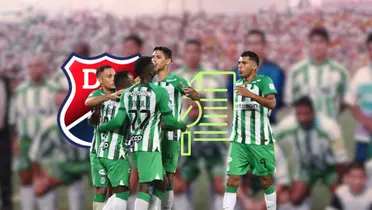 Robert Rojas, Álvaro Angulo, Eric Ramírez y Jefferson Duque, jugadores de Atlético Nacional Foto: Nacionaloficial y El Colombiano