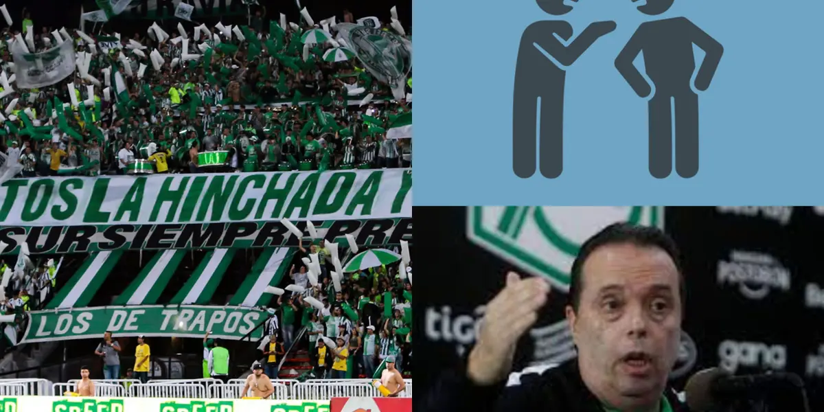 Se conoció cuál va a ser la nueva protesta de la barra principal de Atlético Nacional en este temporada