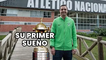 Sebastián Arango, el nuevo presidente de Atlético Nacional en la sede de Guarne: Foto Nacionaloficial