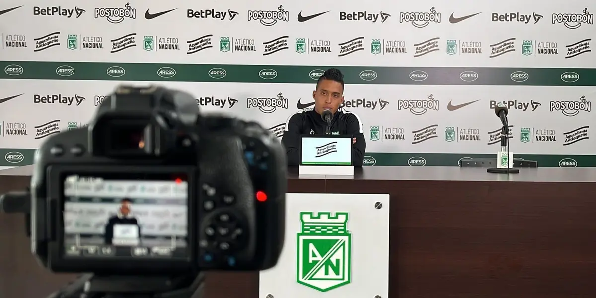 Sebastián Gómez regresó a los entrenamientos e ilusionó a los hinchas de Atlético Nacional.