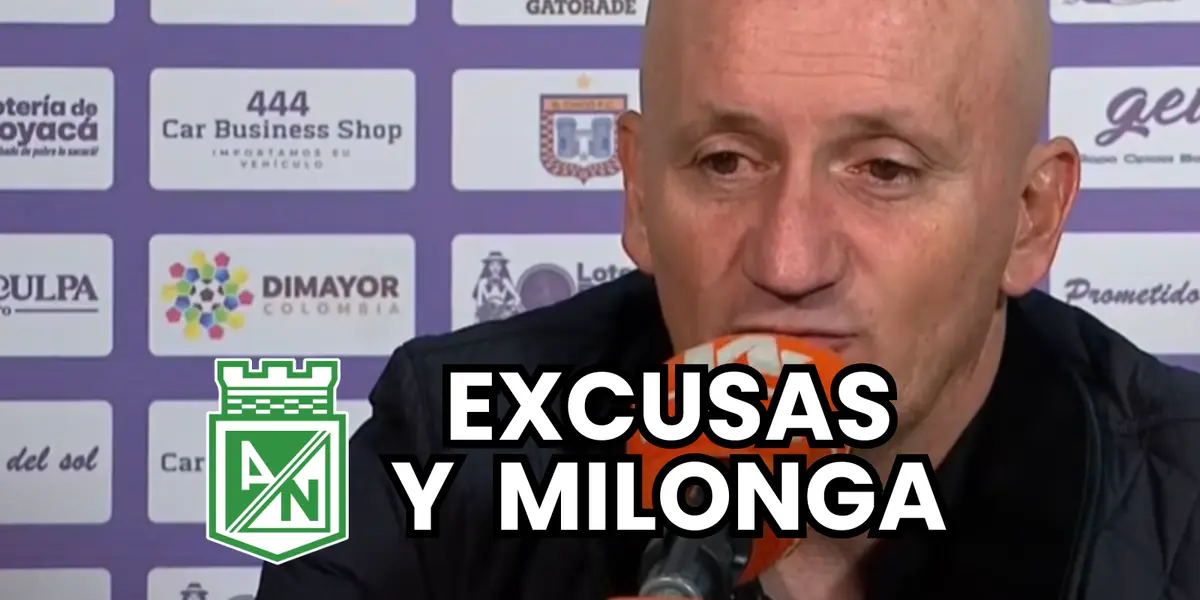 Siguen las excusas, así reaccionó Pablo Repetto ante la remontada del Chicó