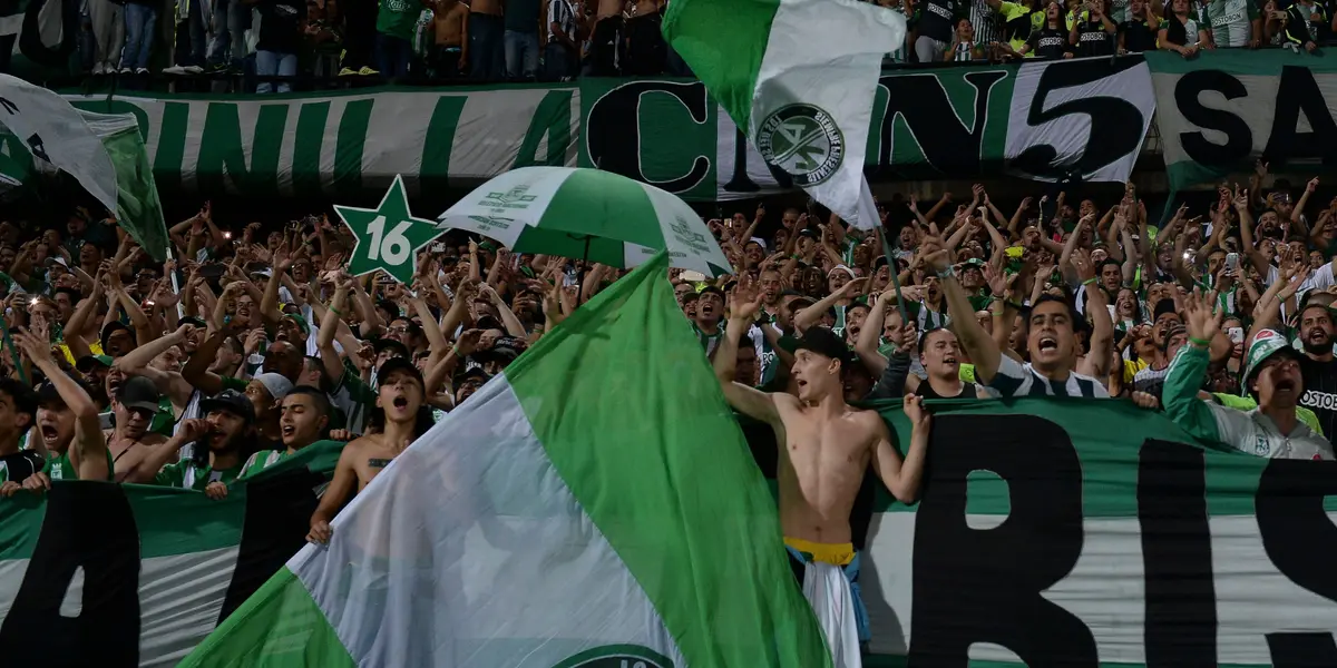 Un hermoso tifo apareció en el encuentro ante Once Caldas que dejo claro que equipo apoya la ciudad en estos momentos