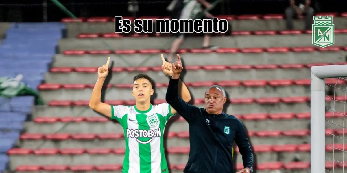Uno de los jugadores que promete mucho le llegó su momento en Atlético NAcional