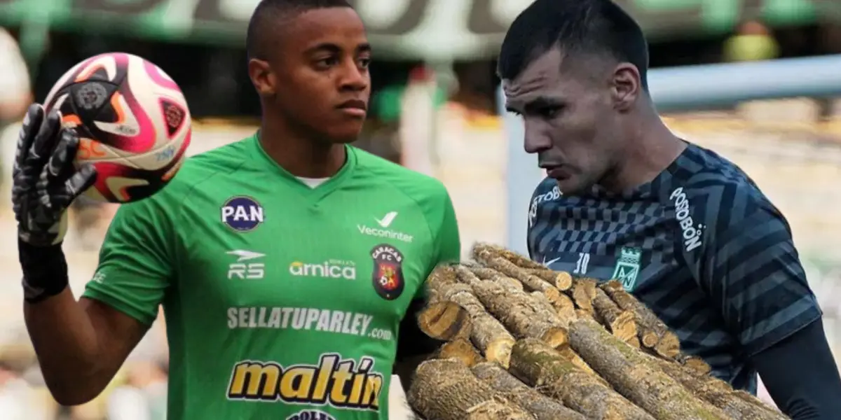 Wuilker Fariñez y Santiago "Kili" Rojas, guardametas de Caracas FC y Atlético Nacional respectivamente
