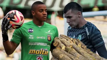 Wuilker Fariñez y Santiago "Kili" Rojas, guardametas de Caracas FC y Atlético Nacional respectivamente